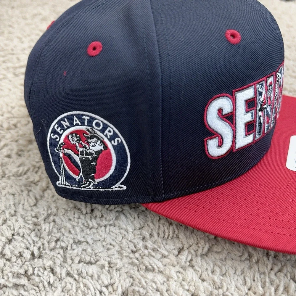 Washington Senators Hat Nike Cooperstown Collection Pro Snapback Navy Reto Patch